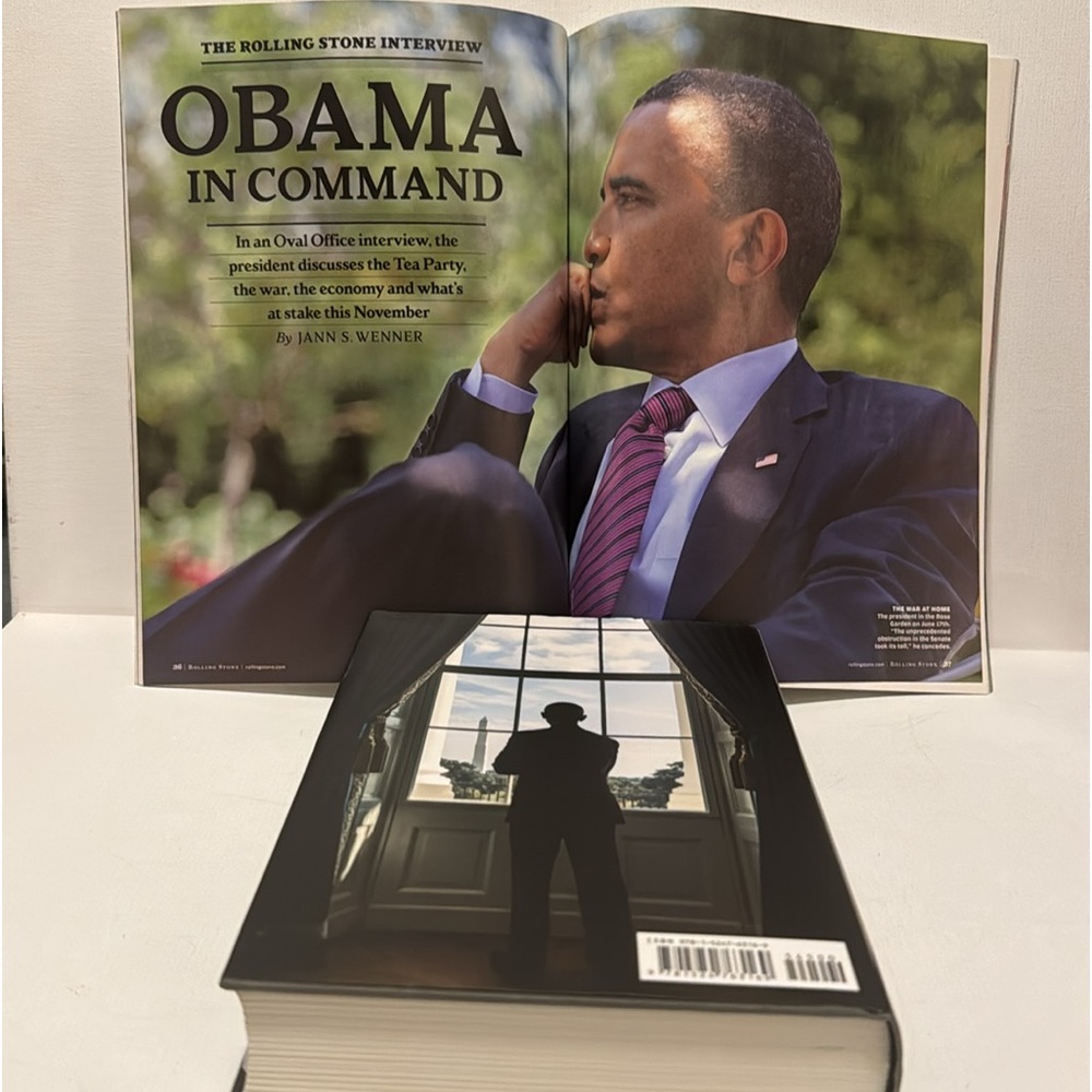 October 2010 Rolling Stone Magazine Obama on Cover and Obama’s Book - Picture 2 of 7